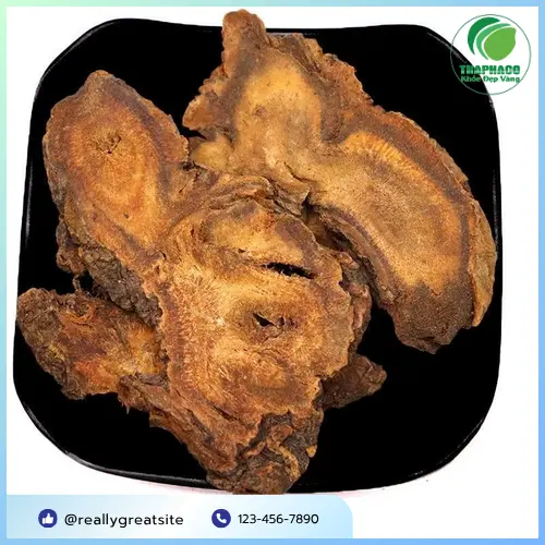 Hình ảnh Đại hoàng sấy khô THAPHACO với màu sắc tự nhiên, chất lượng cao