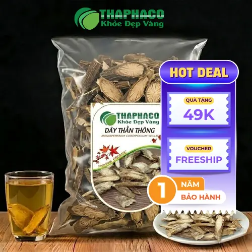 Dây thần thông đã phơi khô, chất lượng cao, đóng gói trong túi zip