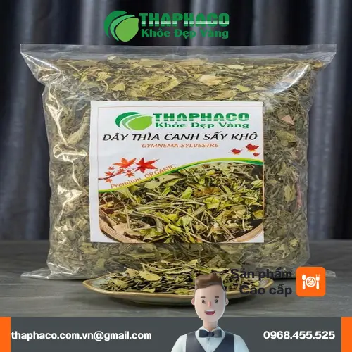 Nước dây thìa canh sau khi pha chế sẵn sàng sử dụng