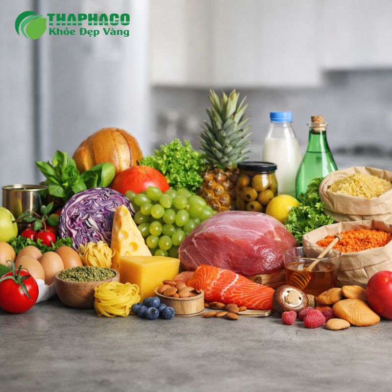Ăn uống lành mạnh, đủ vitamin, khoáng chất, hạn chế thực phẩm gây dị ứng