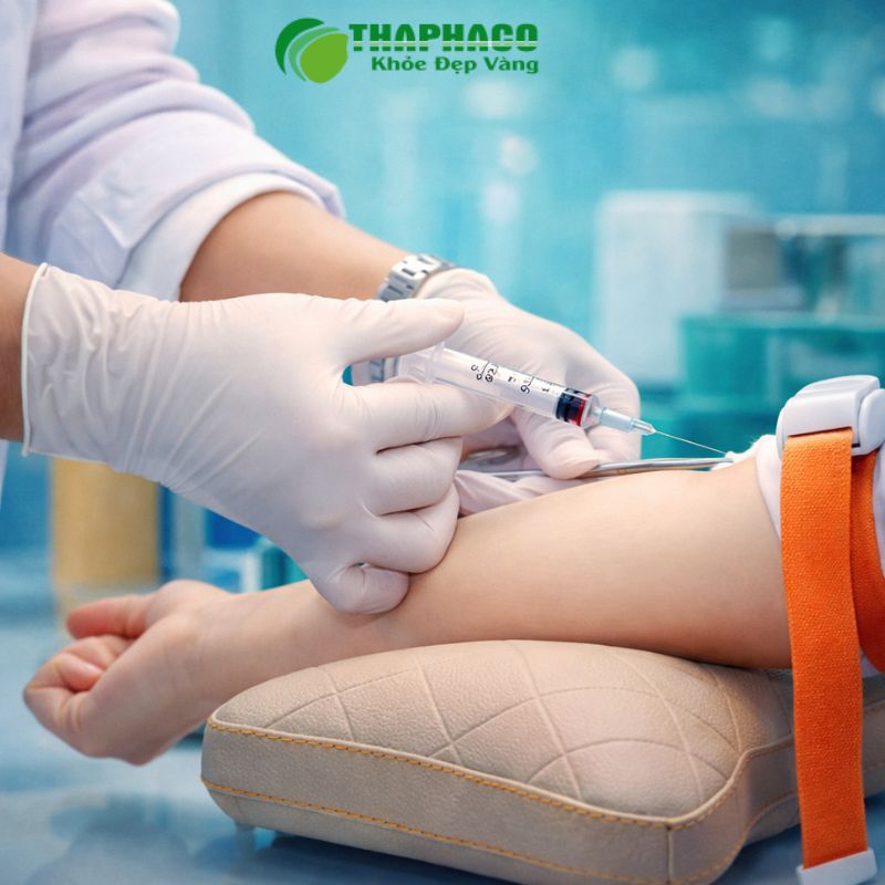 Chẩn đoán Giang mai dựa trên xét nghiệm máu (VDRL, RPR, TPHA) và dịch não tủy