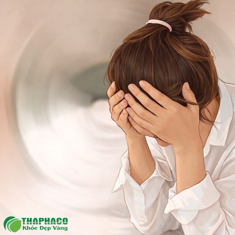 Hoa mắt là cảm giác mờ mắt, tối sầm mặt lại, mọi vật xung quanh như quay cuồng