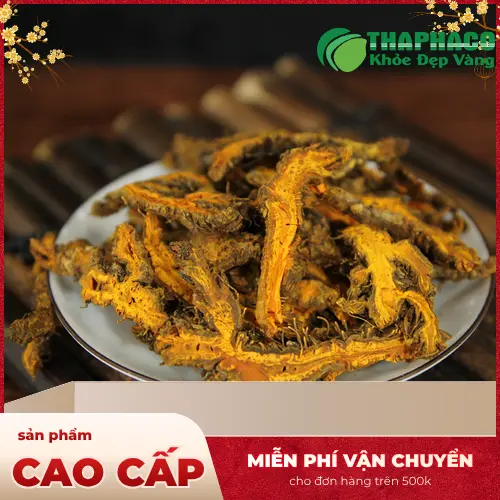 Sản phẩm hoàng liên khô chất lượng cao từ THAPHACO