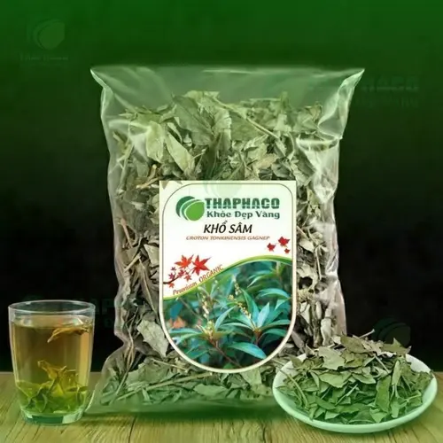 Sản phẩm Khổ Sâm khô đóng gói của THAPHACO