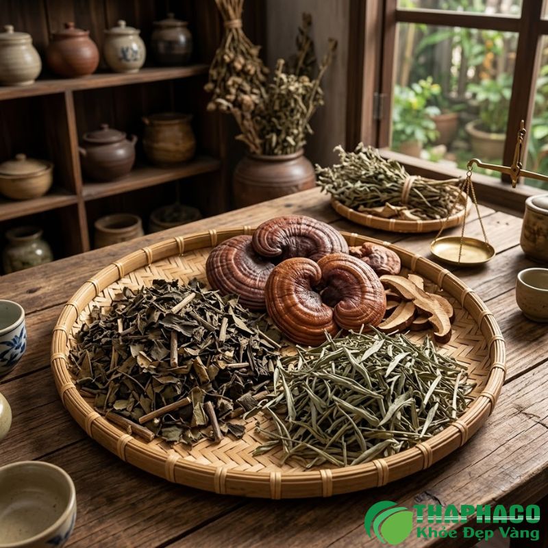 Xạ đen, Nấm Linh Chi, Xuyên Tâm Liên của Thaphaco hỗ trợ tăng cường miễn dịch, kháng viêm