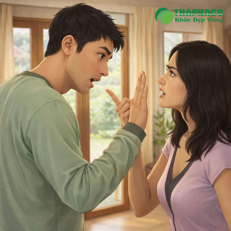 Mâu thuẫn trong mối quan hệ cũng có thể làm giảm đáng kể khả năng đạt khoái cảm