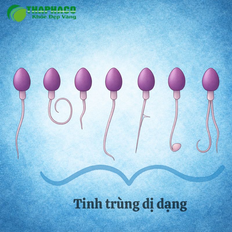 tinh trùng dị dạng là gì