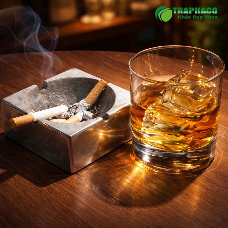 Các chất độc hại trong thuốc lá và cồn có thể làm giảm số lượng, chất lượng của tinh trùng