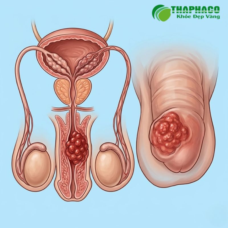 Ung thư dương vật được phân loại theo hệ thống TNM để đánh giá mức độ lan rộng