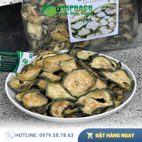 Quy trình sản xuất trà bí đao sấy lạnh THAPHACO