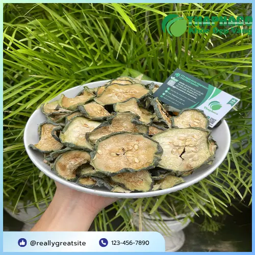 Quy trình sấy lạnh bí đao giúp giữ trọn màu sắc và hương vị tự nhiên