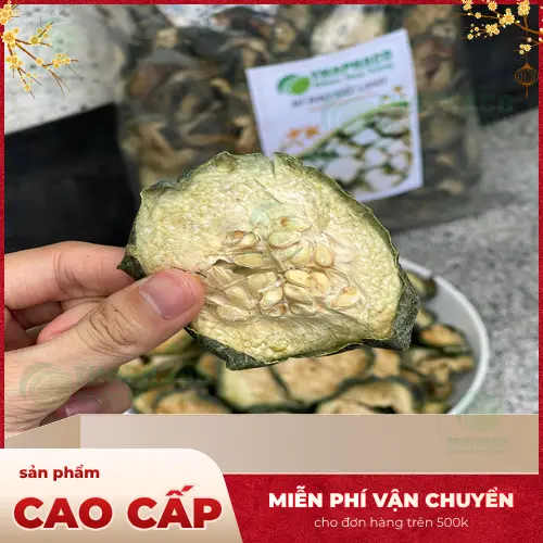 Hàm lượng calo trong bí đao sấy lạnh
