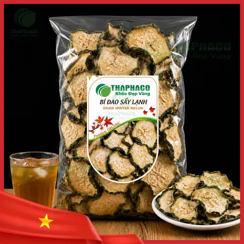 Pha trà bí đao sấy lạnh và làm mặt nạ dưỡng da