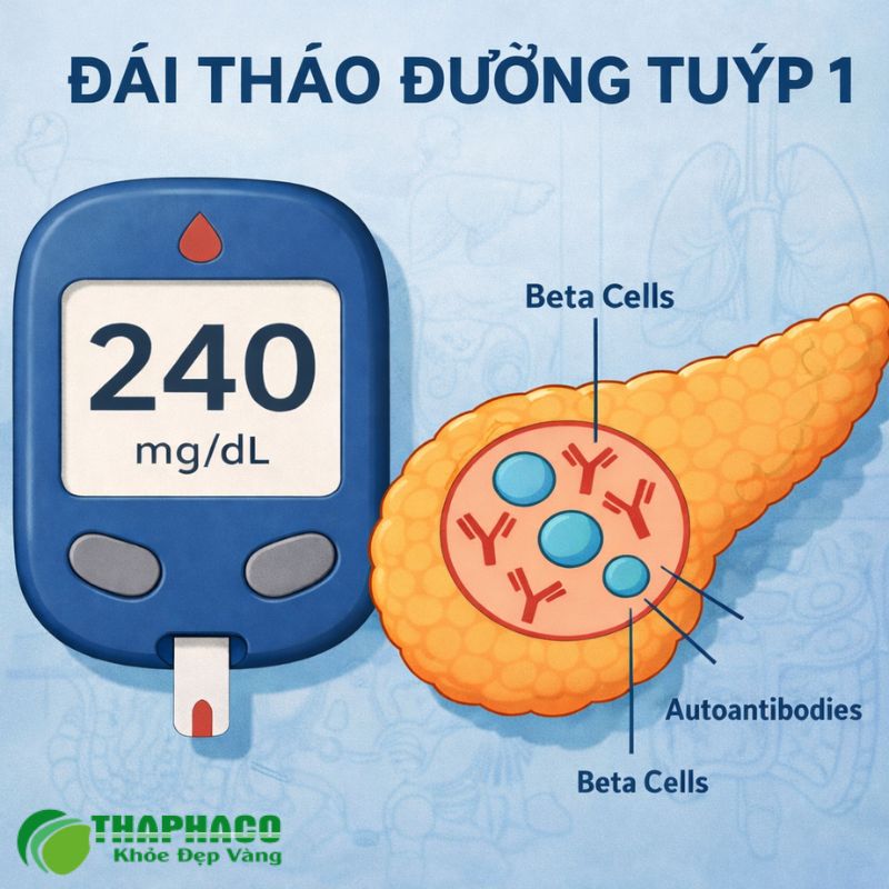 đái tháo đường tuýp 1 là gì