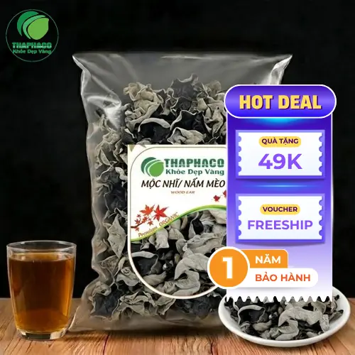 Hình ảnh mộc nhĩ khô chất lượng, nguyên tai