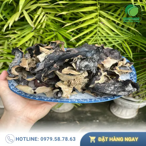 Mộc nhĩ khô tự nhiên, được lựa chọn kỹ càng