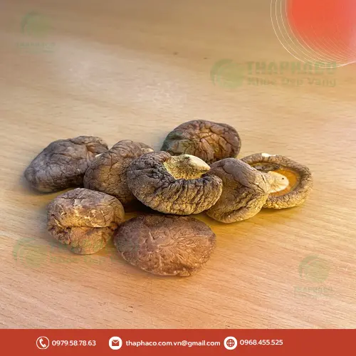 Sơ chế và chế biến nấm đông cô khô ngâm nước