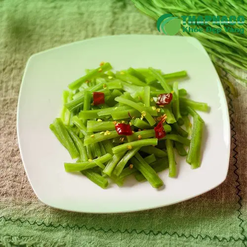Các món ngon từ rau tiến vua khô