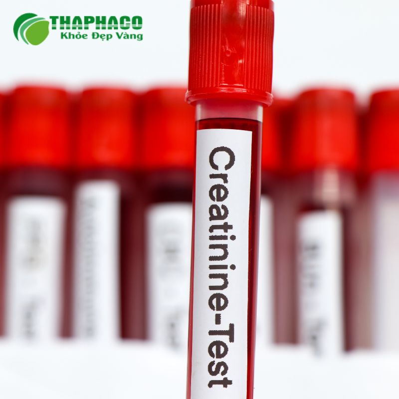 Creatinin là sản phẩm thải của quá trình chuyển hóa cơ bắp, được thận lọc và đào thải