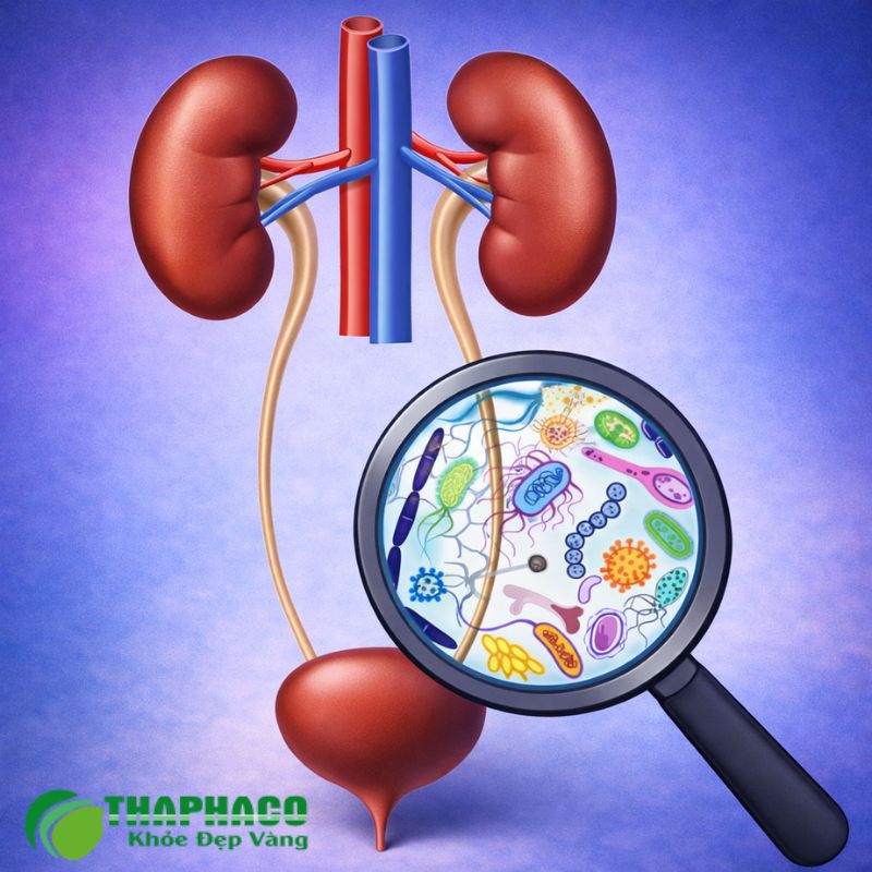 Bệnh viêm đường tiết niệu thường do vi khuẩn xâm nhập gây ra, đặc biệt là E.coli