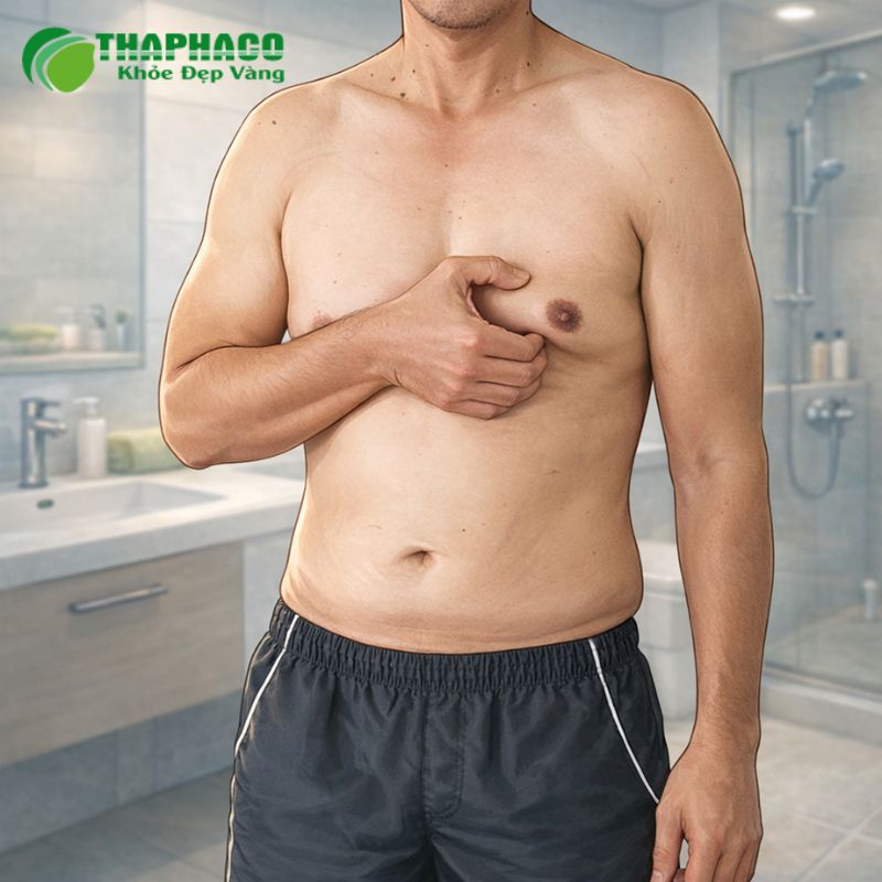 Nữ hóa tuyến vú (Gynecomastia) là tình trạng tăng sinh lành tính của mô tuyến vú ở nam giới