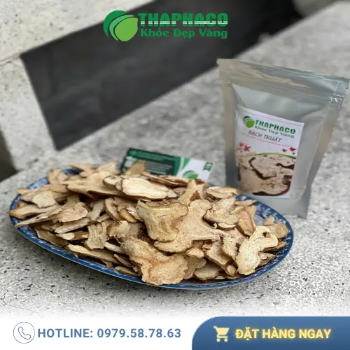 Bạch Truật khô đóng gói cẩn thận, tiện lợi
