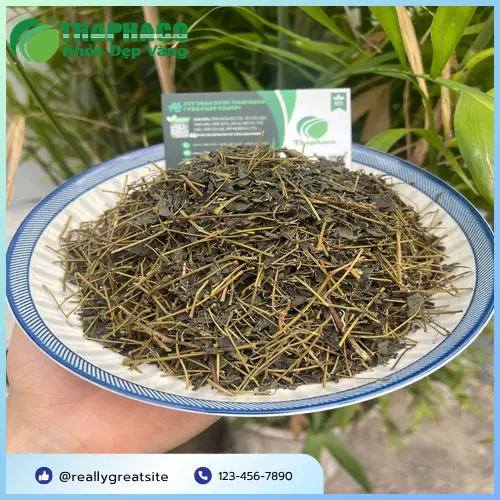 Giảo Cổ Lam khô được đóng gói cẩn thận tại THAPHACO
