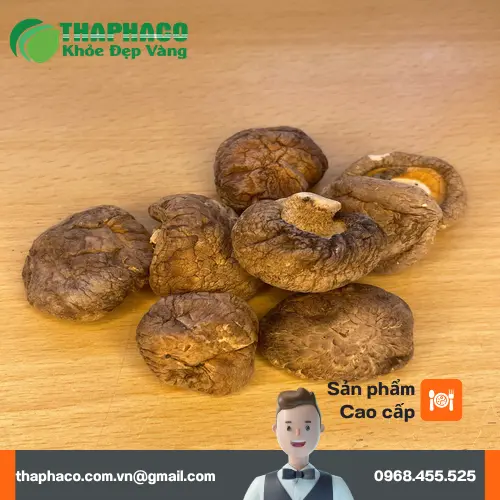 Nấm đông cô tươi được chọn lọc tại THAPHACO