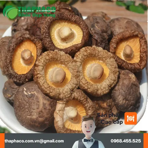 Nấm đông cô khô chất lượng