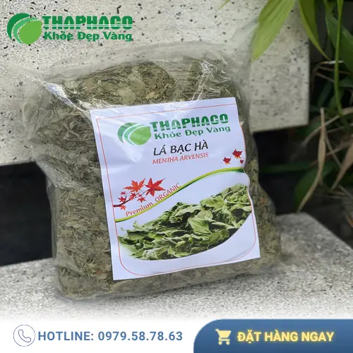 Một ly trà bạc hà thơm mát