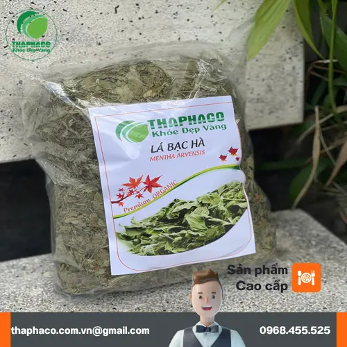 Quy trình sản xuất bạc hà khô tại THAPHACO