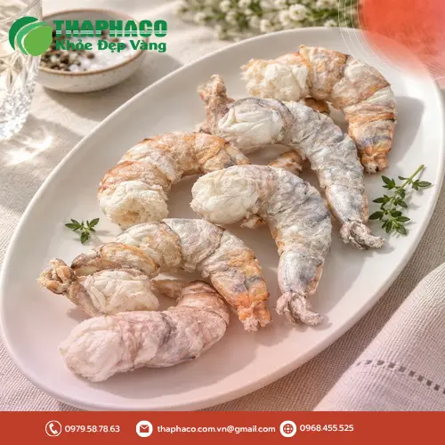 Công nghệ sấy thăng hoa tôm tiên tiến giữ nguyên hương vị