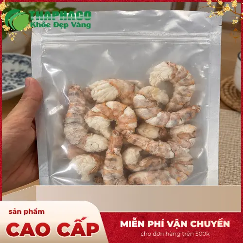 Quy trình sản xuất tôm sấy thăng hoa hiện đại
