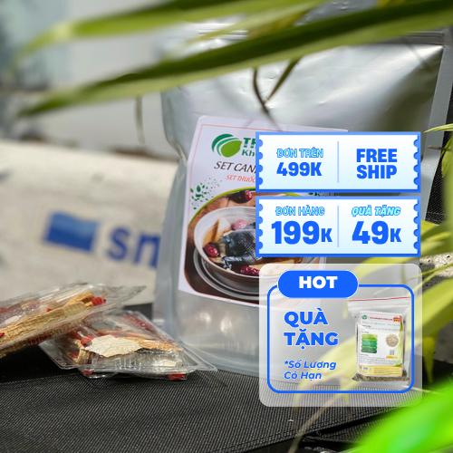 Thành phần thảo dược tự nhiên trong set hầm gà